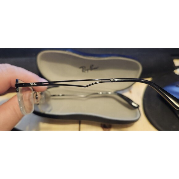 Ray-Ban RB 6216 Eyeglass Frames – Black 54□17 140 with Case – No Lenses - Picture 5 of 12